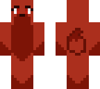 fiery red arctic wolf