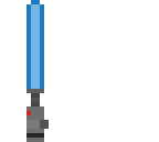 flat light saber blue