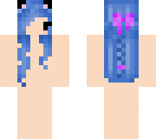 long blue hair base