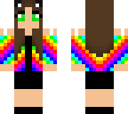 rainbow cat girl