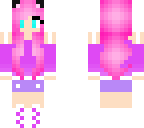 random pink cat girl