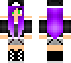 tomboy with purple hair