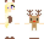 blonde raindeer 