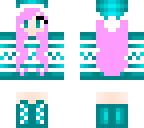 blue christmas girl