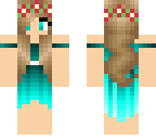blue dress girl