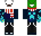 blue scraf