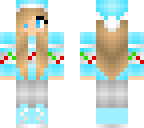 blue xmas girl 