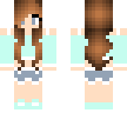 casual blue girl