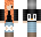 chibi penguin red head