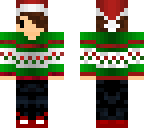 christmas dude with bangs