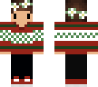 christmas flower crown dude
