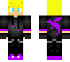 cool boy purple dragon blond and blue eyes