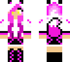 cute pink fox girl