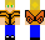 fairy boy with orange wings