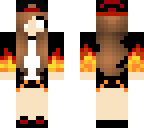 fire herobrine girl edit