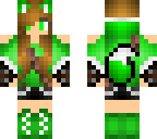 green fox girl