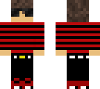 guy wearing red and black