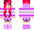 pink and purple hoodie girl