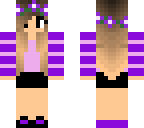 purple and pink girl
