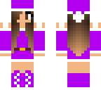 purple christmas girl cute
