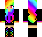 rainbow girl
