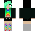 rainbow mint girl