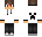 red eyed white hoodie