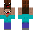 steve holding derp chocolate