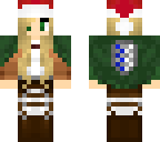 aot christmas blonde girl