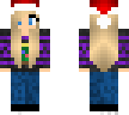 blonde christmas girl