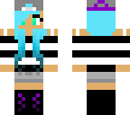 blue hair girl
