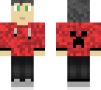 buzo rojo de creeper