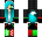 christmas wolf gamer girl