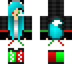 christmas wolf gamer girl edit