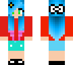 cute blue girl
