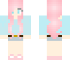 cute pink haired girl