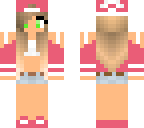 cute pink tomboy girl