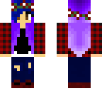 flannel girl with flower crown -new