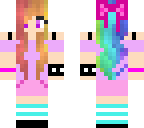 pastel rainbow girl