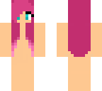 pink hair template