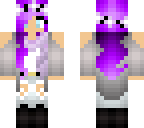 purple haired girl