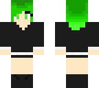 short hair green