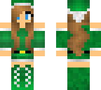 a green santa