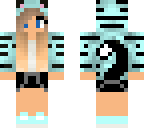 blue cat girl