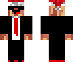christmas bacon with glasses
