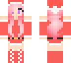 christmas pink hoodie girl