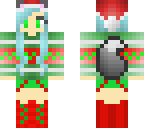 christmas wolf girl version 2