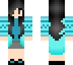 cute blue girl