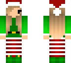 cute christmas elf chibi