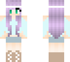 cute lavender hair girl